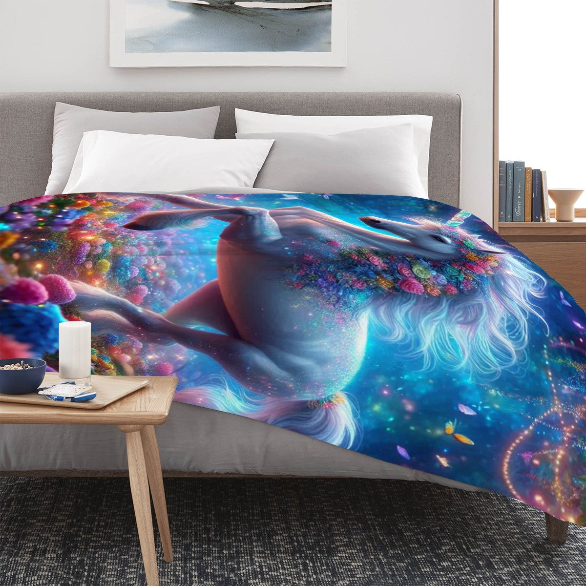 300 GSM Flannel Throw Blanket (Made in USA) Designer (10)