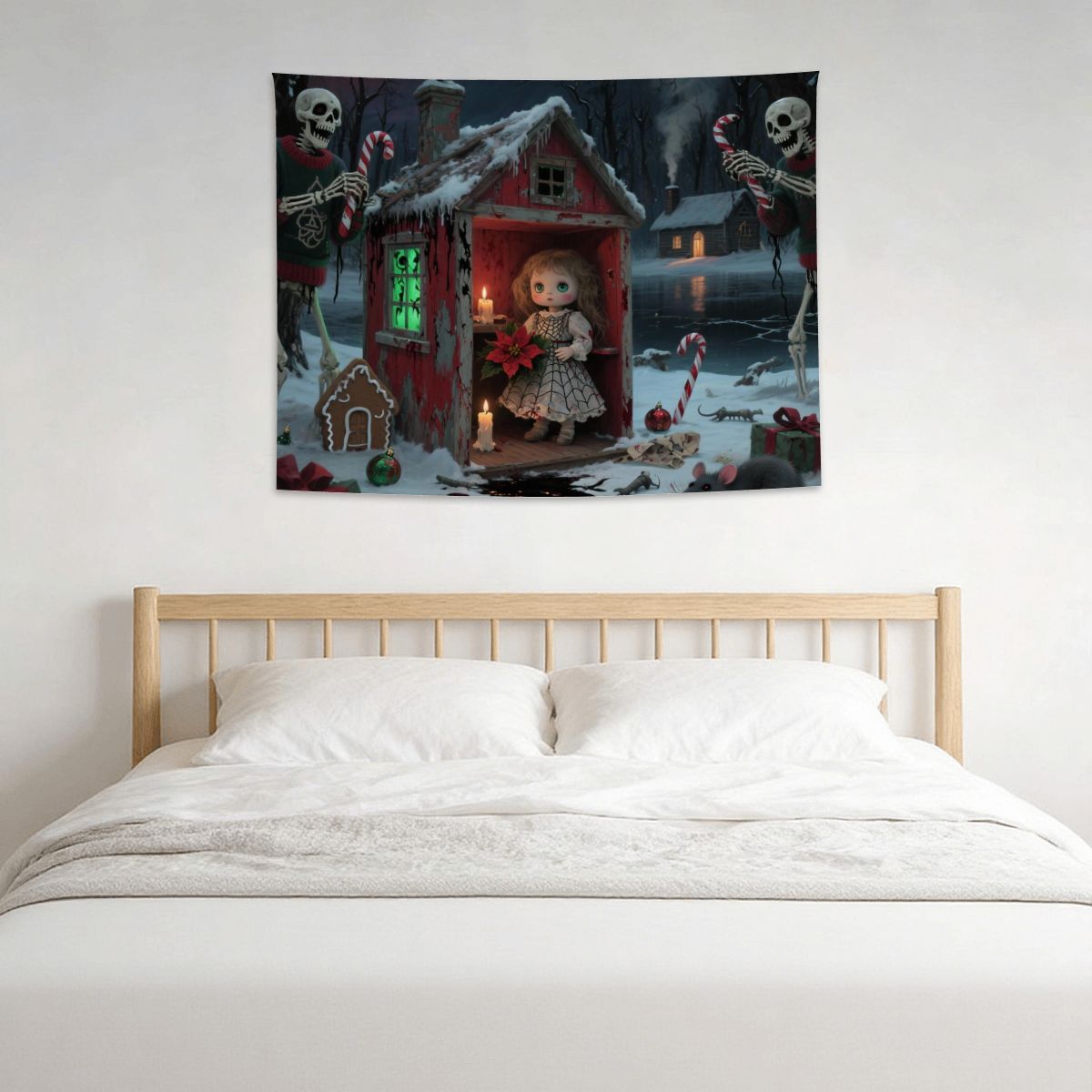 Small Horizontal Lightweight Wall Tapestry for Bedroom 1759374281631