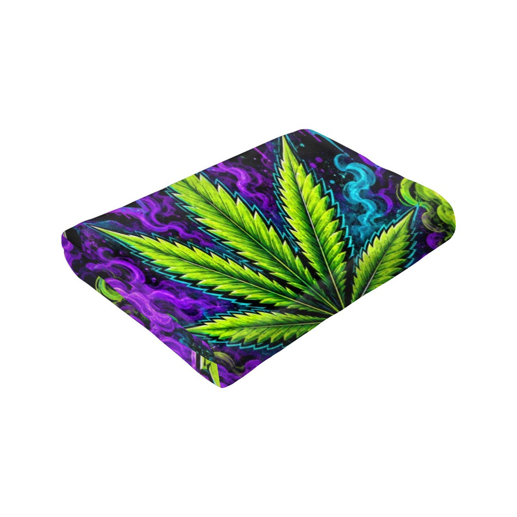 280 GSM MultiSize Flannel Throw Blanket (Vertical) up in smoke