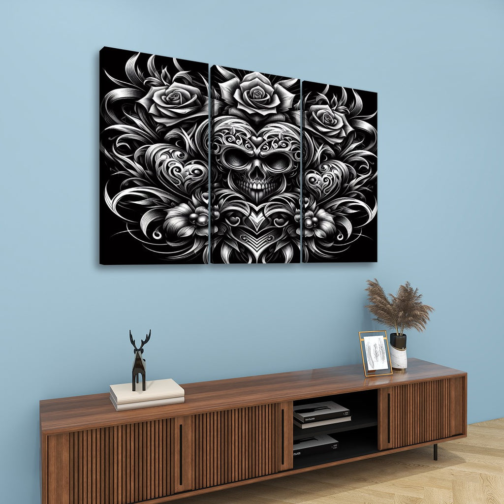 3 Panels Canvas Prints Wall Art (Set B) Designer (60)