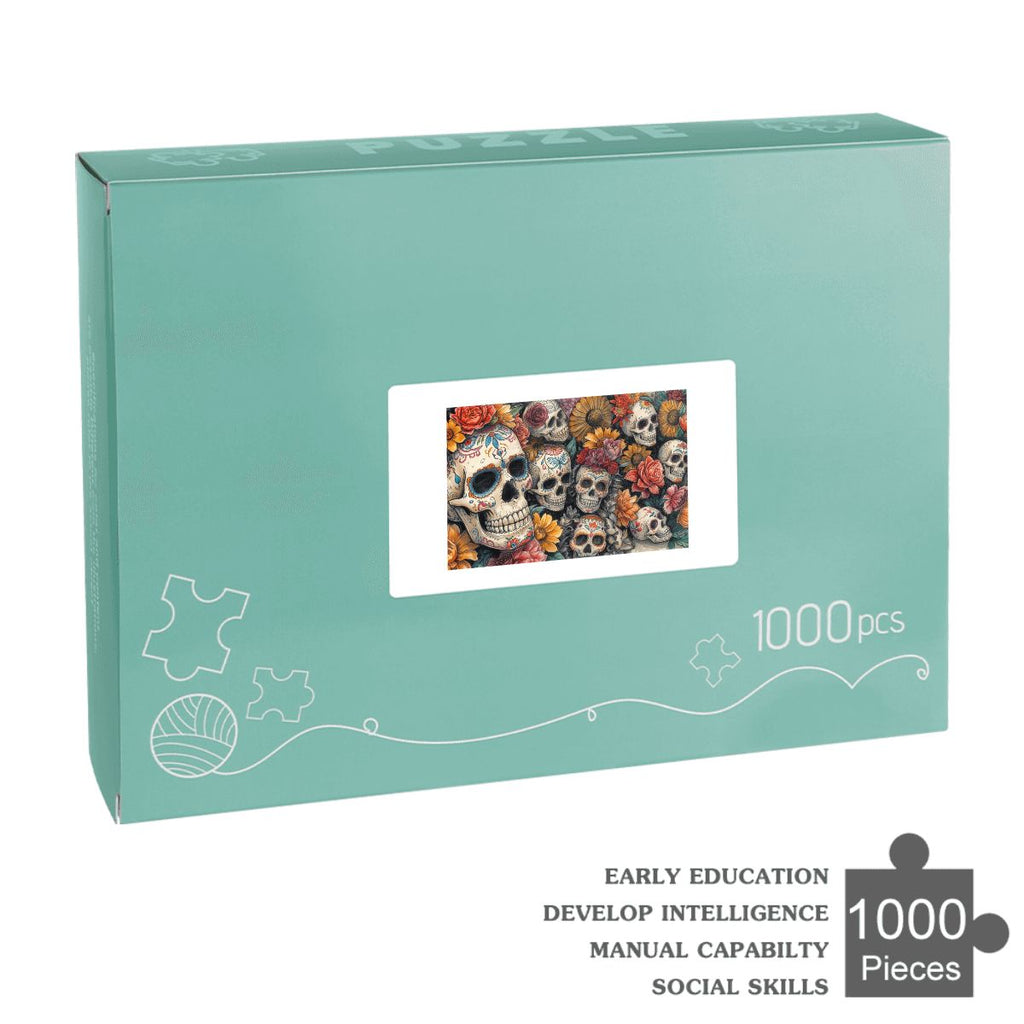 1000pcs Wooden Jigsaw Puzzles (Horizontal) (Made in USA) day of the dead5