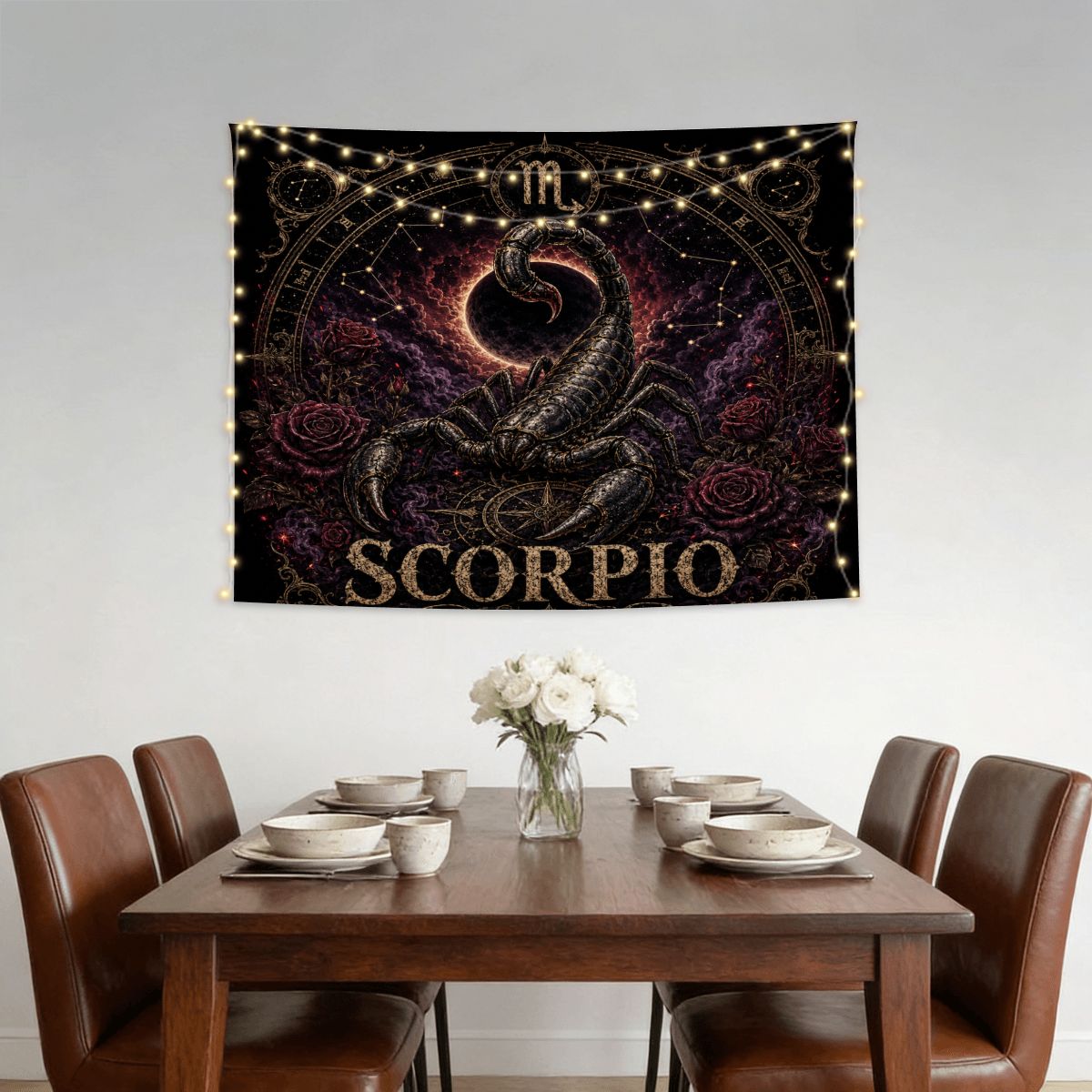 Scorpio Zodiac Small Wall Tapestry