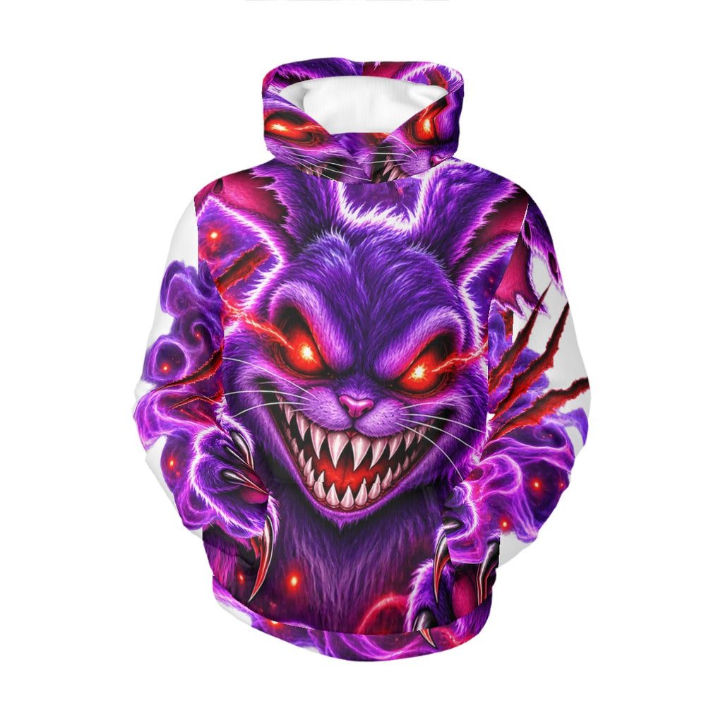 Purple Demon Skull Youth Hoodie