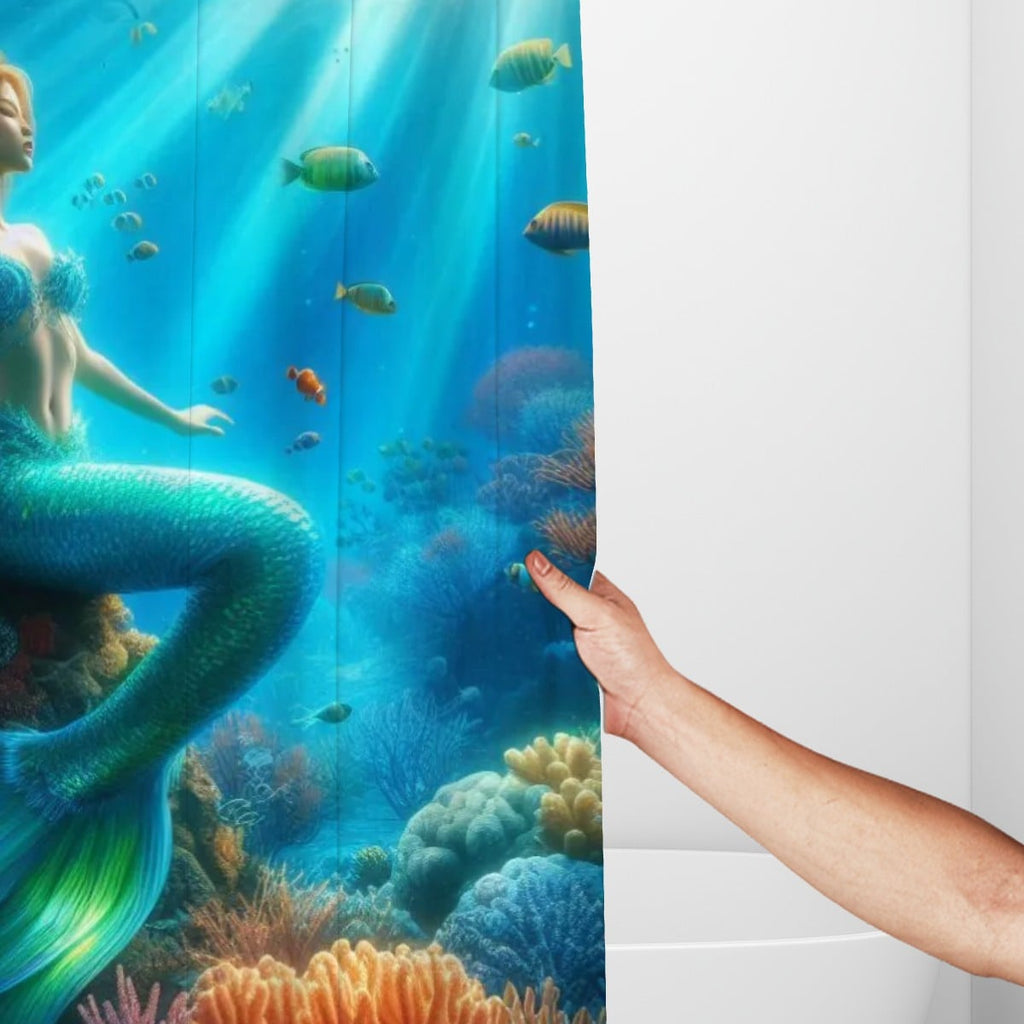 Bathroom Shower Curtain mermaid