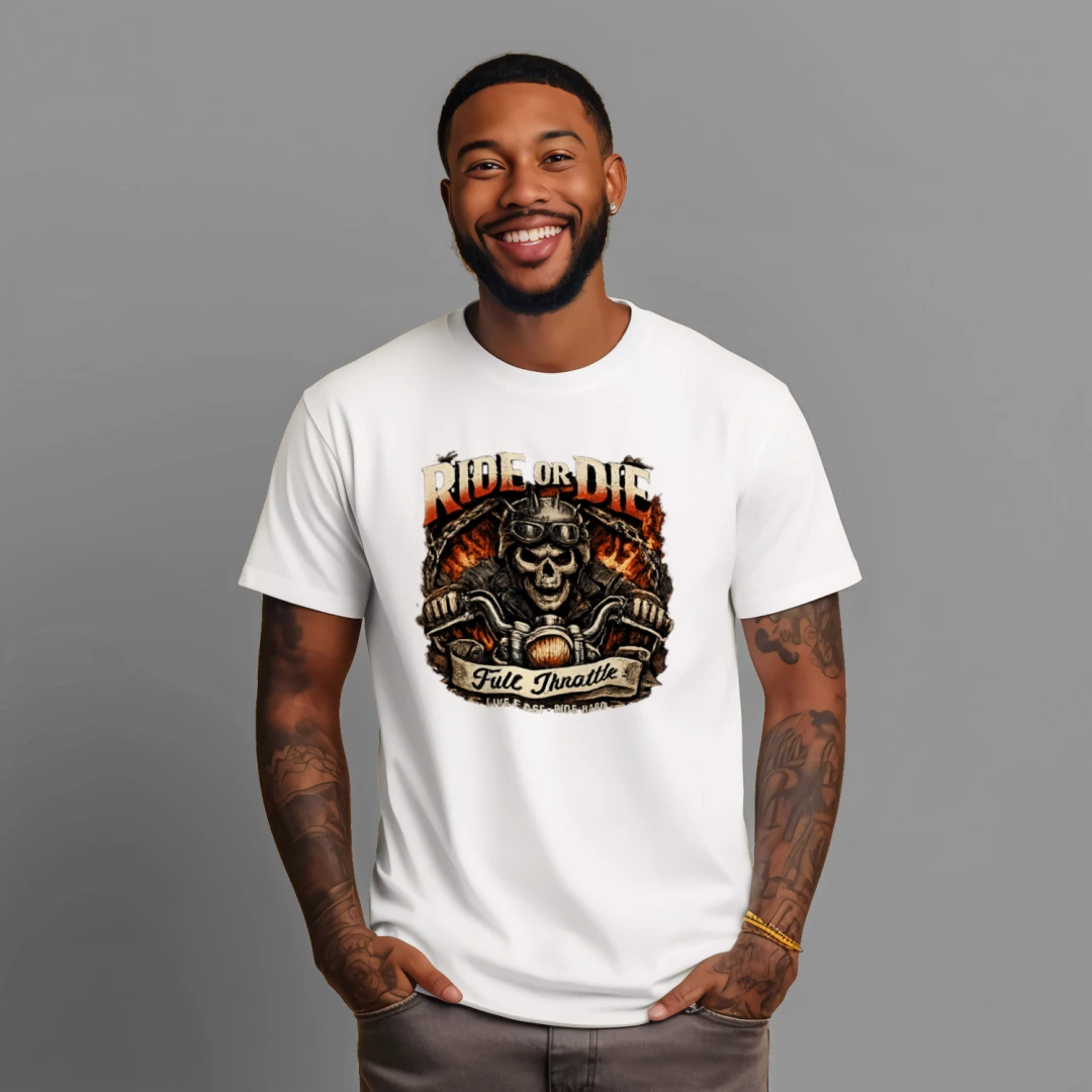 Ride or Die Heavyweight Cotton T-Shirt
