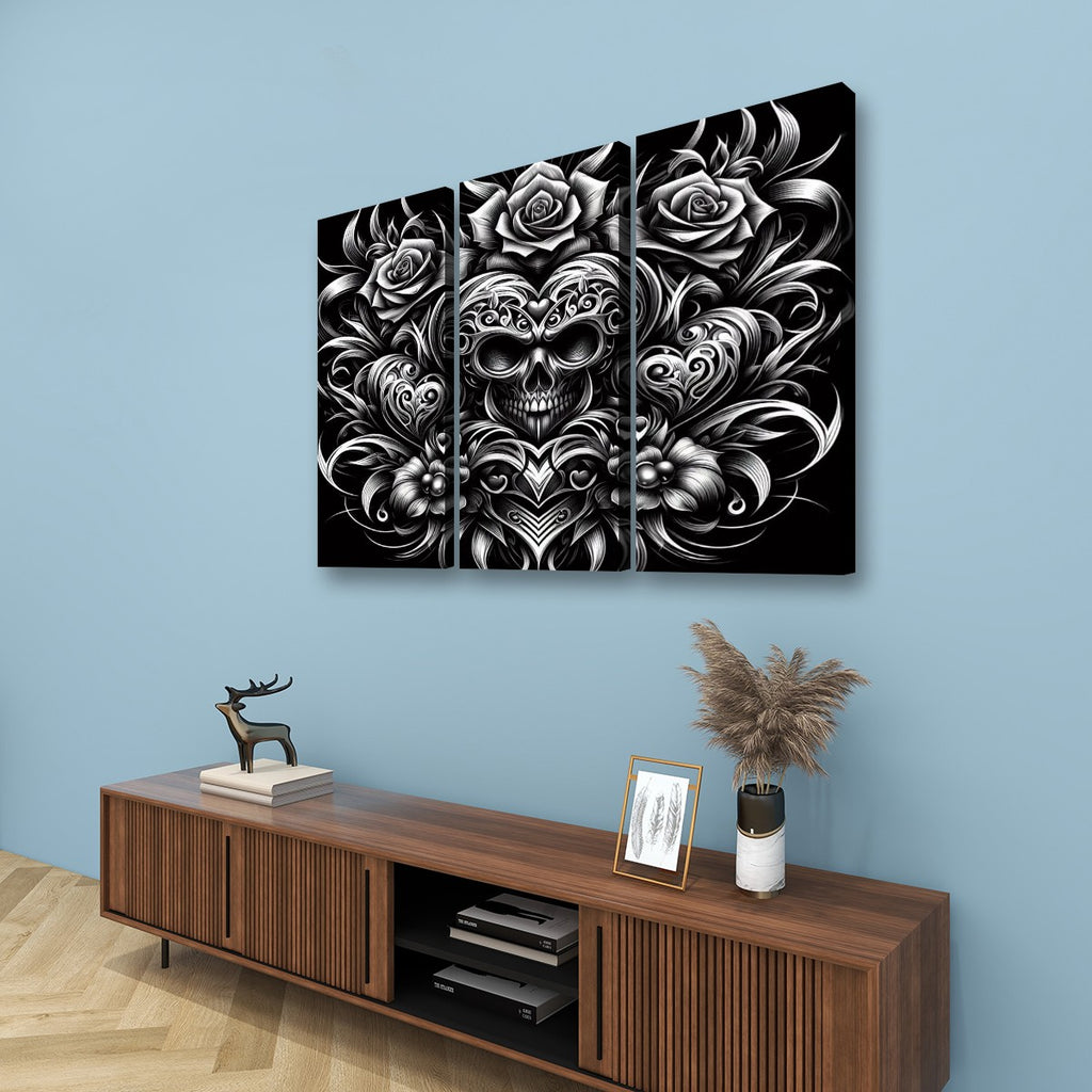 3 Panels Canvas Prints Wall Art (Set B) Designer (60)