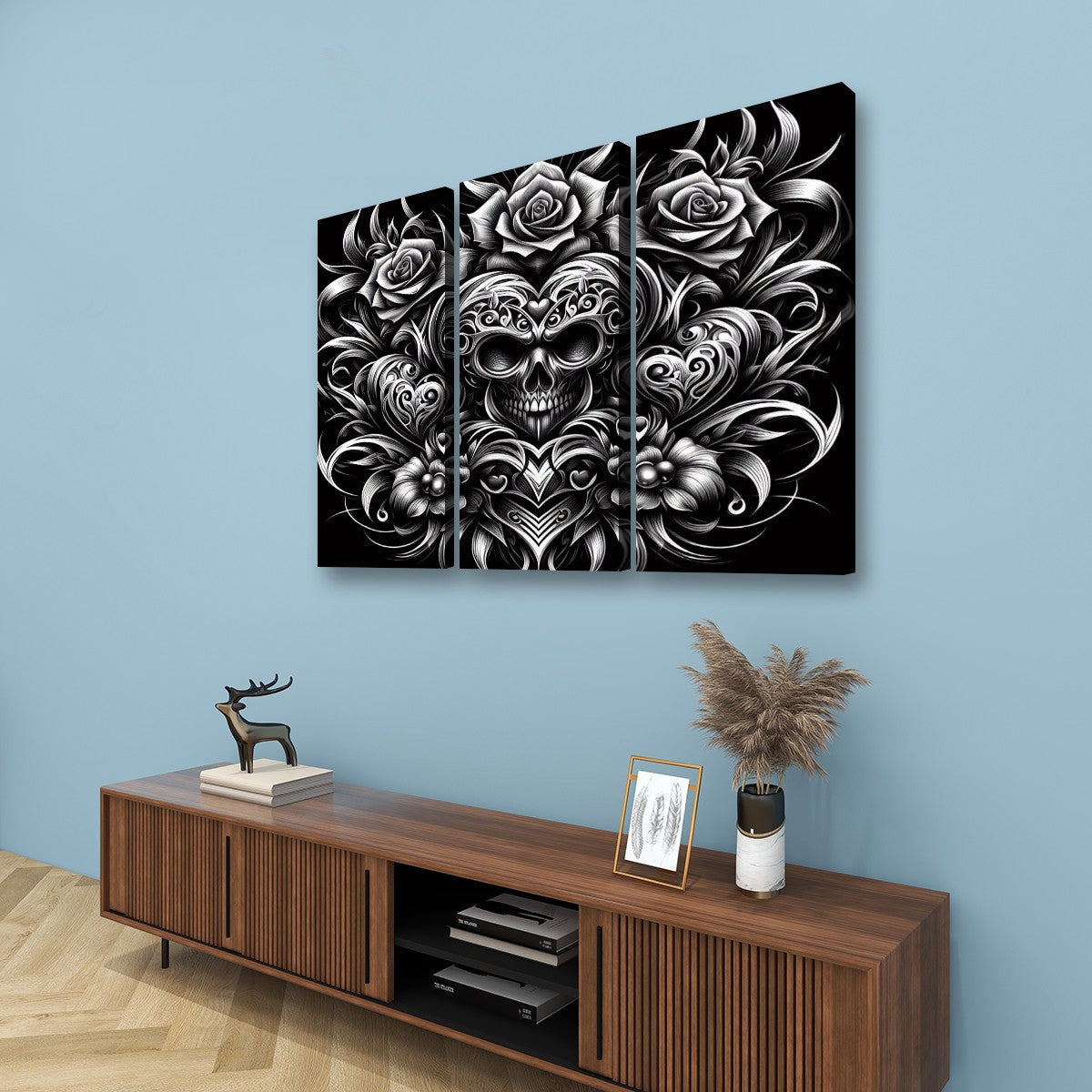 3 Panels Canvas Prints Wall Art (Set B) Designer (60)