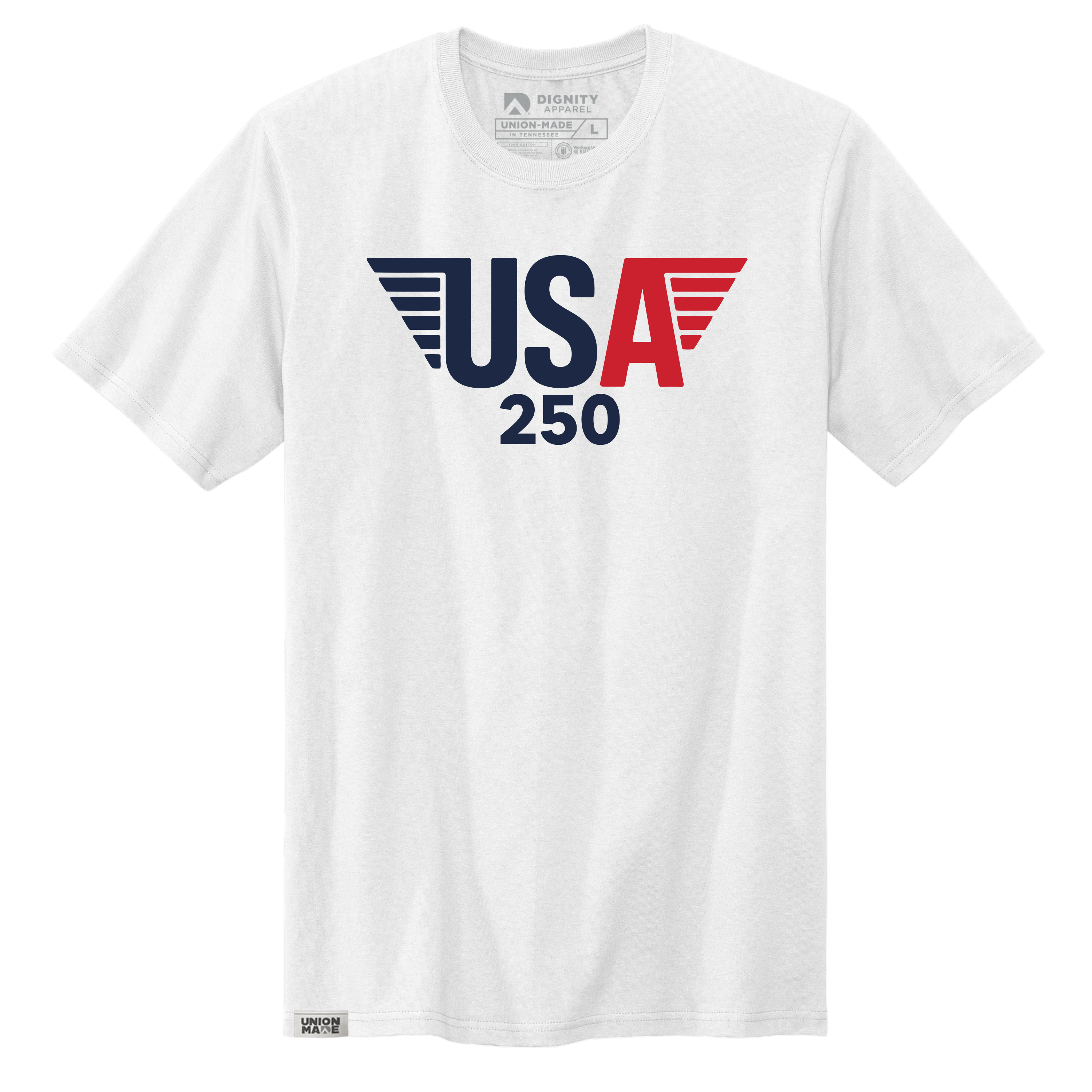 USA 250 - Wings T-Shirt - Made in the USA