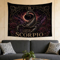 Scorpio Zodiac Small Wall Tapestry