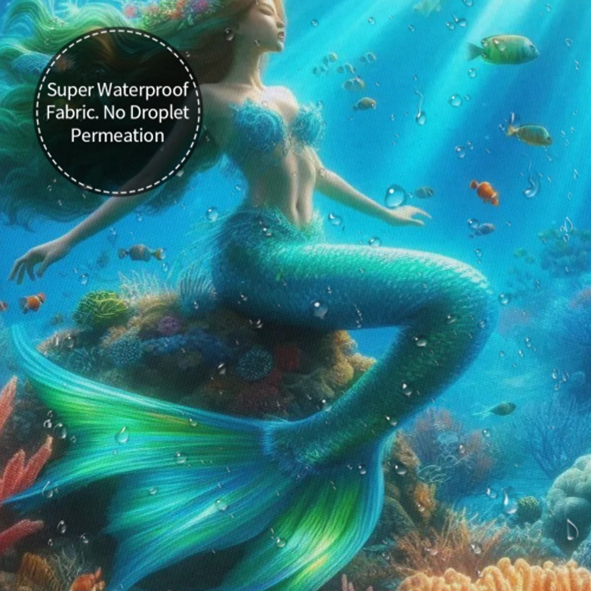 Bathroom Shower Curtain mermaid