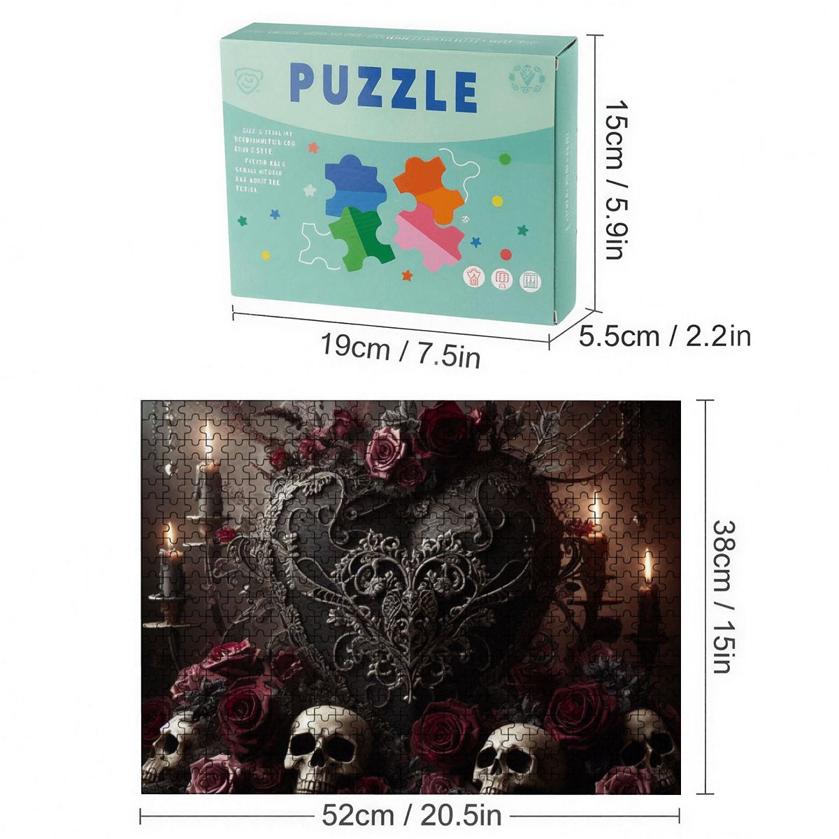 500pcs Wooden Jigsaw Puzzles (Horizontal) (Made in USA) Designer (37)