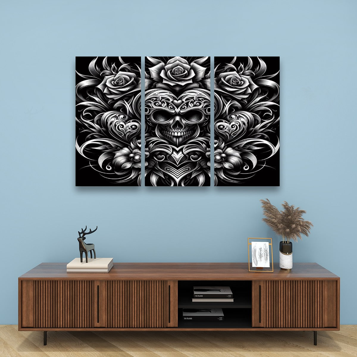 3 Panels Canvas Prints Wall Art (Set B) Designer (60)