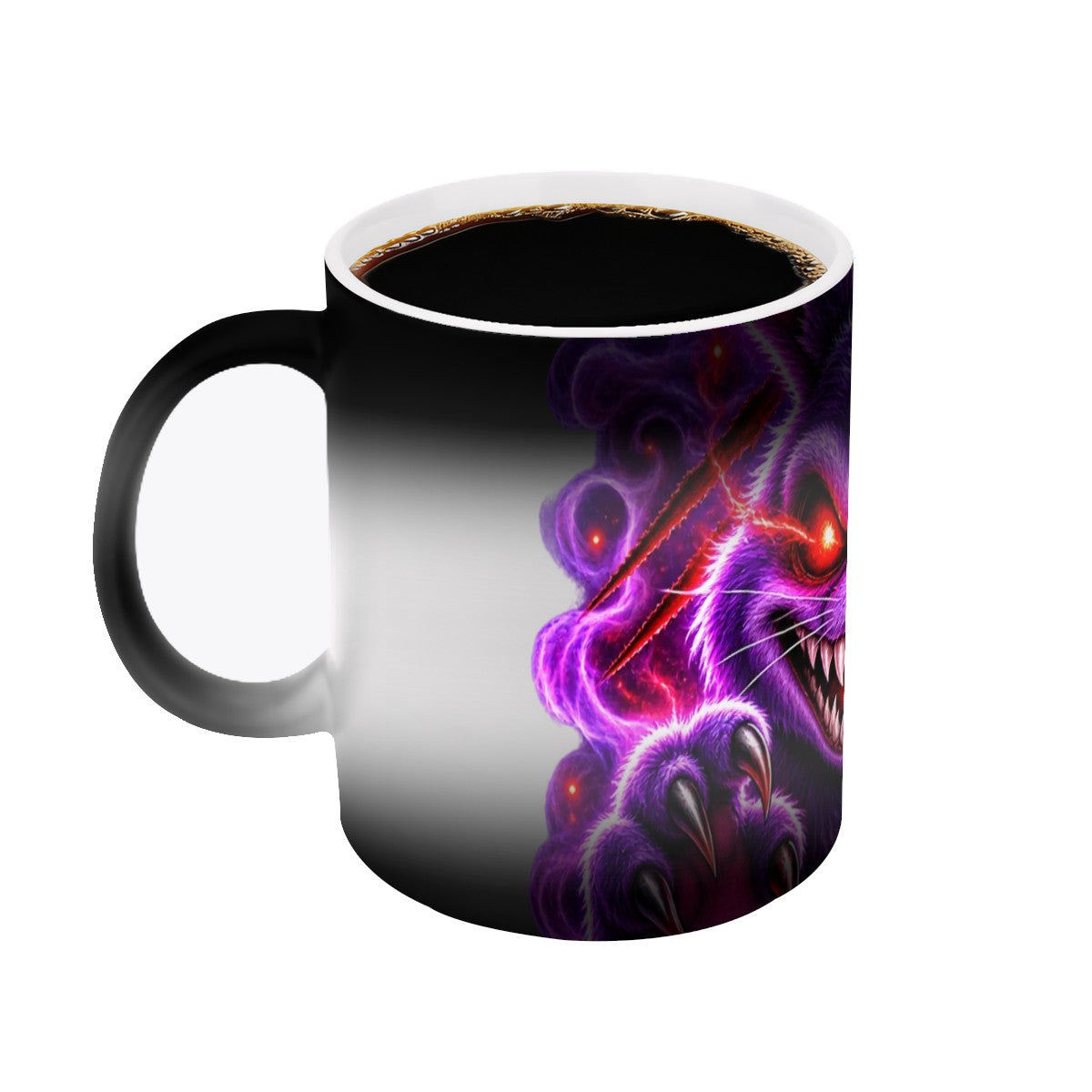 Purple Neon Skull 11 oz Color-Changing Mug