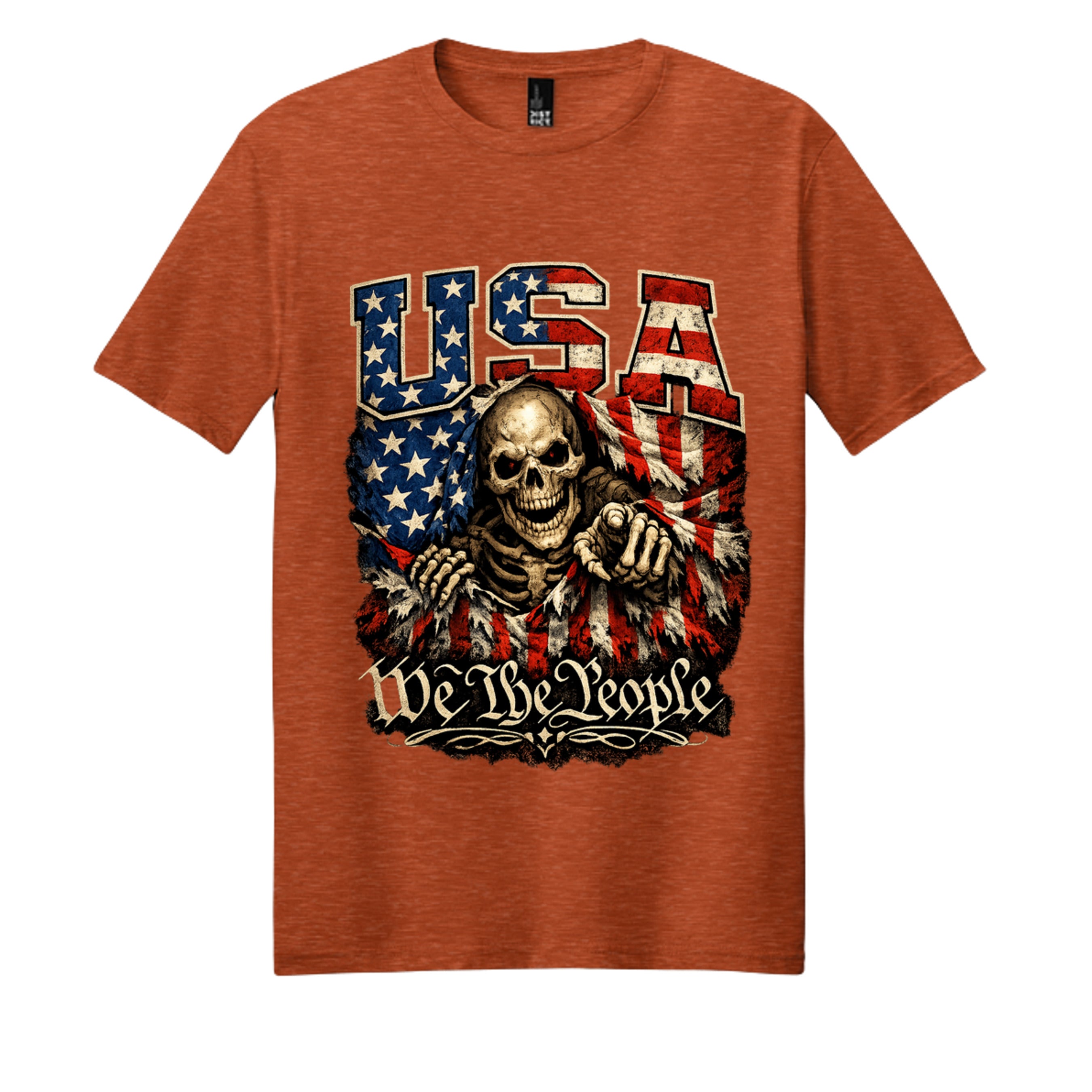Deep Orange Heather - DM108 - FRONT